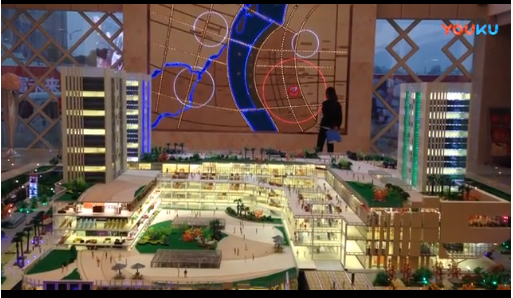 金金未来港智能升降沙盘